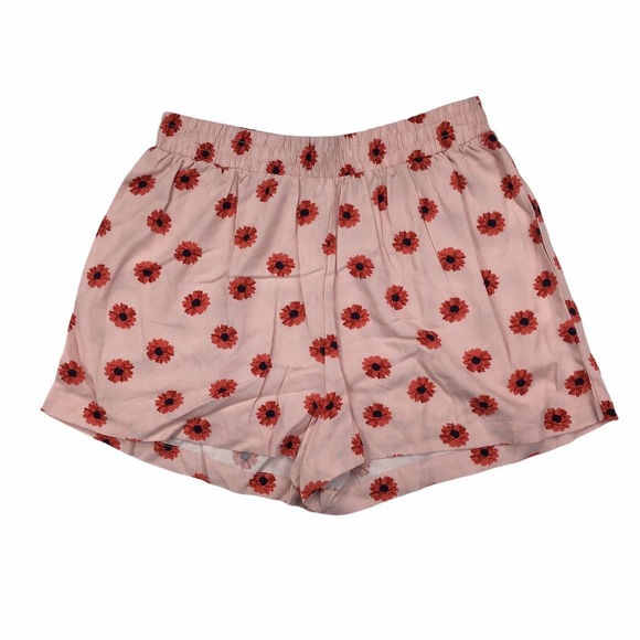Abound Pants - ABOUND Womens Shorts Pink Size S Daisy Dots Easy Flowy Comfy Lightweight